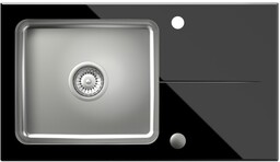 QUADRON ST3577SC1BS HUGH 111 Zlewozmywak 1-komorowy z ociekaczem