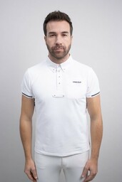 Harcour Koszulka konkursowa męska CRYSTALLO - white