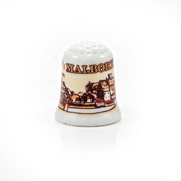 Naparstek ceramiczny Malbork Zamek sepia