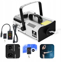 Maszyna do dymu mocna dymiarka imprezowa 900W 2x