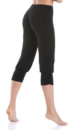 Legginsy Comforto 3/4 czarne, Teyli