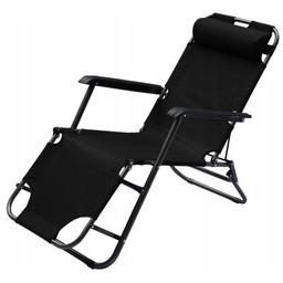 ROYOKAMP Leżak 1032238 Czarny Zyskaj