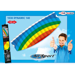 Latawiec Komorowy Dynamic 140 Tęcza Raibud
