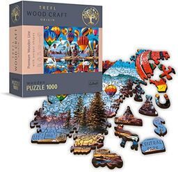 Trefl Puzzle Drewniane, Wielokolorowy, 1000
