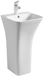Umywalka wolnostojąca, ceramiczna Ada Slim Rea
