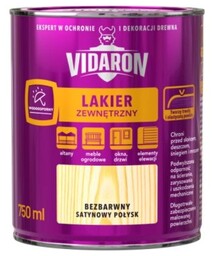 VIDARON Lakier Zewnętrzny satynowy połysk 750 ml