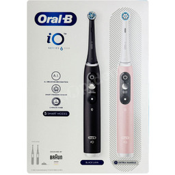 ORAL-B iO 6 DUO Black i Pink Zestaw