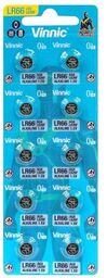 Vinnic Baterie alkaliczne guzikowe mini G4/AG4/LR66 10x L626F