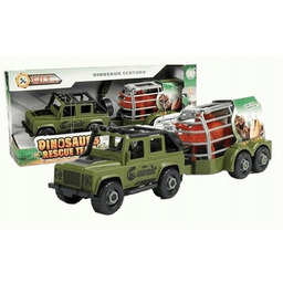 Auto Terenowe Z Przyczepą Do Skręcania Z Figurką