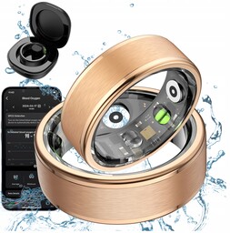 Smart ring Colmi R03 8 MM złoty aplikacja