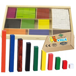 Drewniane Patyczki Zestaw zabawki do nauki liczenia