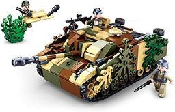 WWII niemiecki czołg myśliwski (524 części), zestaw