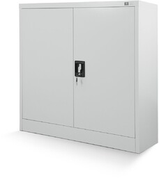 Metalowa szafa z półkami BEATA: szara (41),