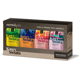 Astra Zestaw kaw świata 4x250g kawa ziarnista