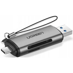 Adapter USB + USB-C UGREEN CM185 czytnik kart