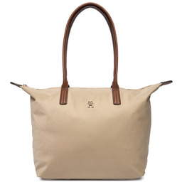Torebka Tommy Hilfiger Popette Tote AW0AW17711 Brązowy