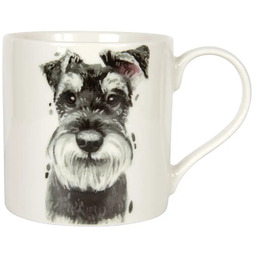 KUBEK PORCELANOWY Pies - Sznaucer