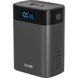 XLINE Powerbank GPB330K 30000 mAh 65W Czarny Lampa