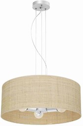 Lampa wisząca abażur MARSHALL WHITE - RATTAN 3xE27
