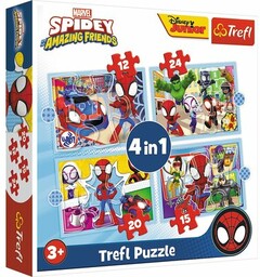 TREFL Puzzle Marvel Spider-Man Ekipa Spiday''a 34611 (71