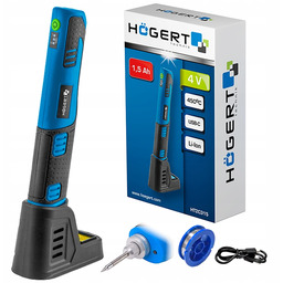 Hogert Lutownica transformatorowa akumulatorowa 4V 450°C 1500 mAh