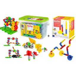 Korbo Ruchome Klocki Basic 120 el trombele 17