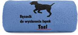 Psi Ręcznik 100x50 z haftem - Do wycierania