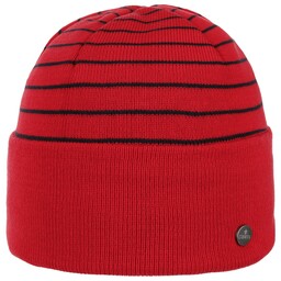 Czapka z Mankietem Organic Cotton by Lierys, czerwony,