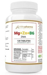 ALTOPHARMA Mg+Zn+B6, 120 tabletek