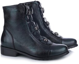 Botki damskie Eksbut 6F-6861-R94 zielony 37