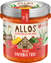 Allos Pasta warzywna z trzema rodzajami papryki bezglutenowa
