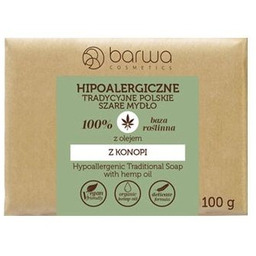 Barwa 100g hipoalergiczne tradycyjne polskie szare mydło