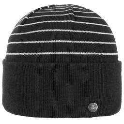 Czapka z Mankietem Organic Cotton by Lierys, czarny,