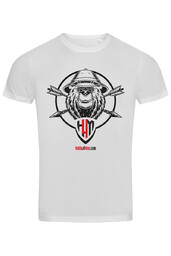 Koszulka termoaktywna T-shirt Hobby4Men Sports-T biała niedźwiedź ST8000