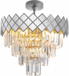 MILAGRO ML8888 Lampa sufitowa CARISMA CHROME 9xE14