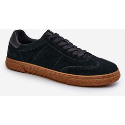 Trampki Męskie Zamszowe Big Star NN174187 Czarne-45