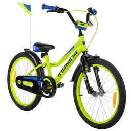 INDIANA Rower dziecięcy Rock Kid 20 cali Limonkowy