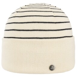 Czapka z Mankietem Organic Cotton by Lierys, biały,