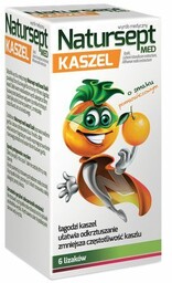 Natursept Med Kaszel Lizaki o smaku pomarańczowym, 6