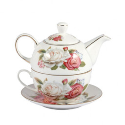 Zestaw Do Herbaty `filiżanka Dzbanek Spodek Sitko /classic