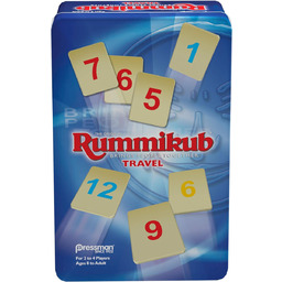 Gra Rummikub podróżna 106 płytek strategiczna dla 2-4