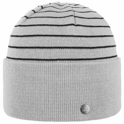 Czapka z Mankietem Organic Cotton by Lierys, szary,