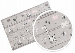 Prześcieradło do łóżeczka 120x60, z gumką - Bawełna