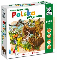 KAPITAN NAUKA Gra planszowa Polska przyroda