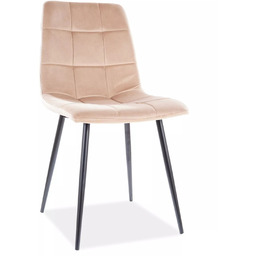 Krzesło Mila Velvet Beżowe
