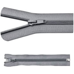 Zamek błyskawiczny #5 Rozdzielczy 55cm Szary 5szt