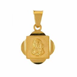 Złoty medalik z wizerunkiem Matki Boskiej Częstochowskiej ME.00154