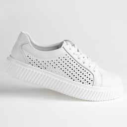 Sportowe damskie buty skóra naturalna GOODIN GD-PI2602 ażurowe