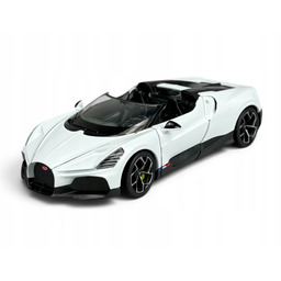 Welly Bugatti W16 Mistral Biały 1:24 Nowy Metalowy
