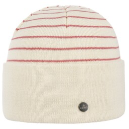 Czapka z Mankietem Organic Cotton by Lierys, kremowobiały,
